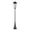 Z-Lite Gannon 5 Light Outdoor Post Mounted Fixture, 16in. W x 122.25in. H, Black 5008PHXXLR-564P-BK - alternate 3